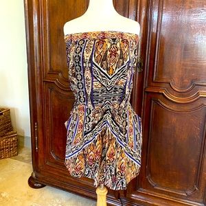 Off the shoulder romper dress